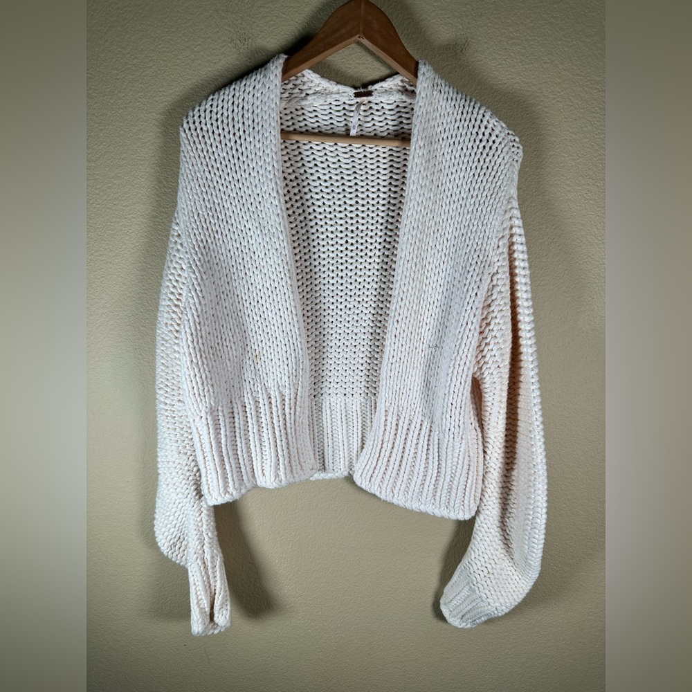 Free People- “Glow for it “Open Knit Cardigan - Picture 6 of 8